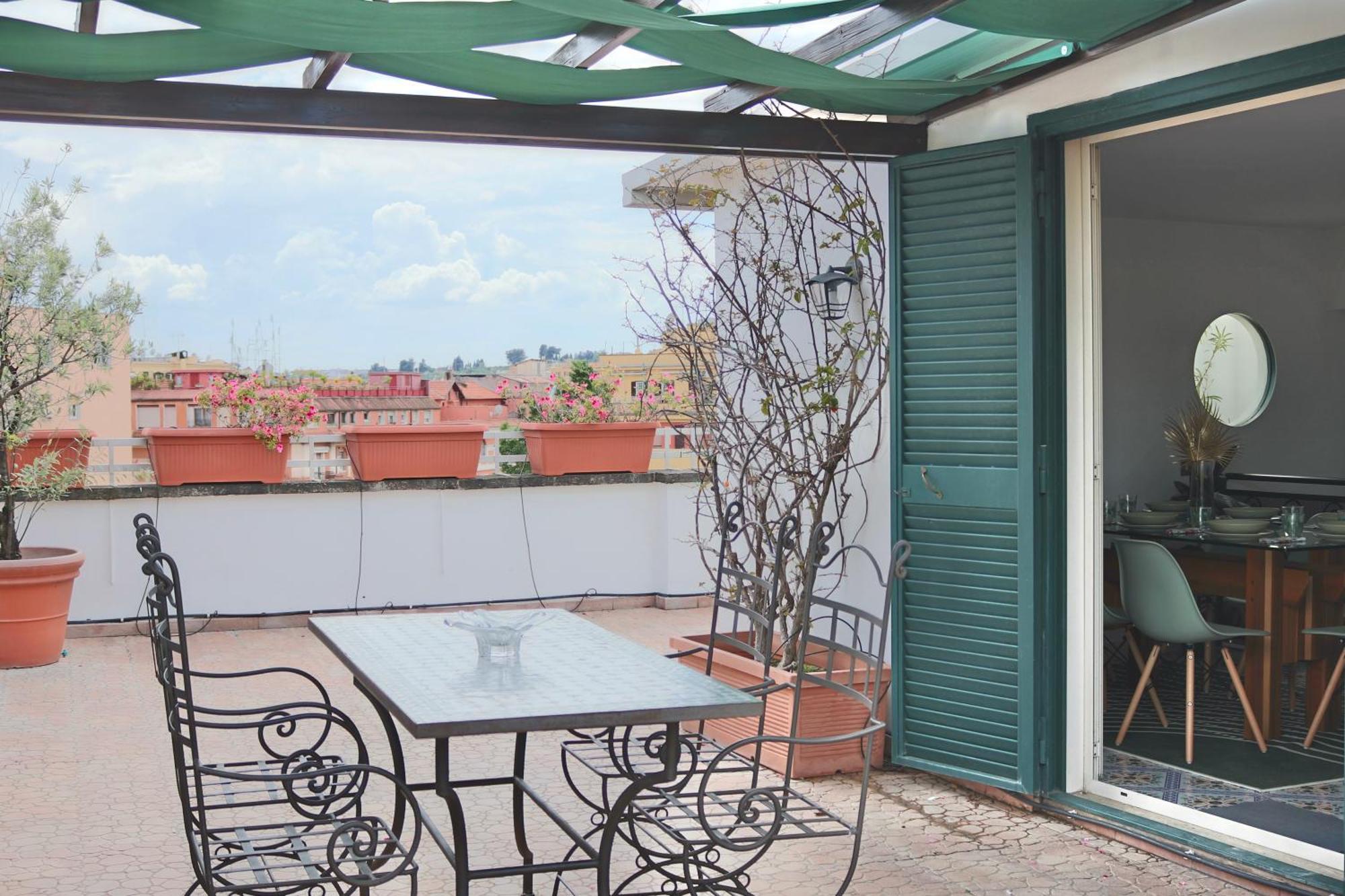 Penthouse In Centro A Apartamento Roma